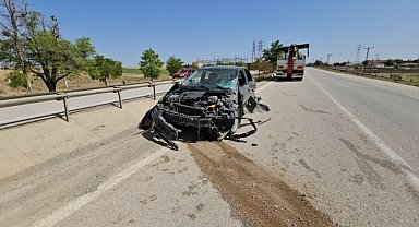 Trafik kazalarında 4 kişi yaralandı