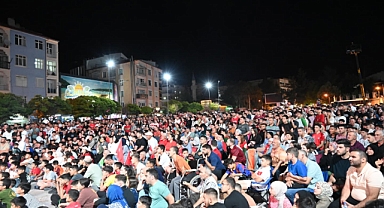 Aktekke Meydanında Milli Heyecan