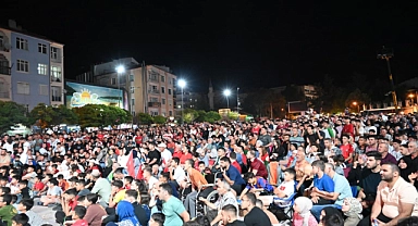 Aktekke Meydanında Milli Heyecan