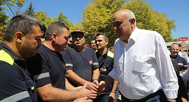 Başkan Erkoyuncu Coşkuyla Karşılandı