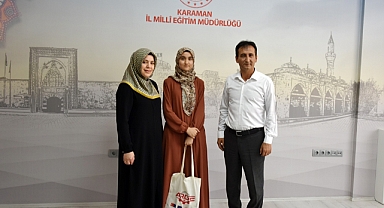 Dereceye giren öğrenci ödüllendirildi 