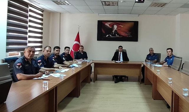 Ermenek'te Güvenlik, Asayiş ve Koordinasyon Toplantısı Yapıldı