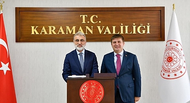 Eski Bakan Yıldız'dan Vali Sarıibrahim'e ziyaret
