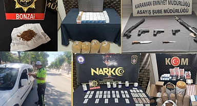 Karaman'da 8 bin kişi sorgulandı 8 kişi tutuklandı