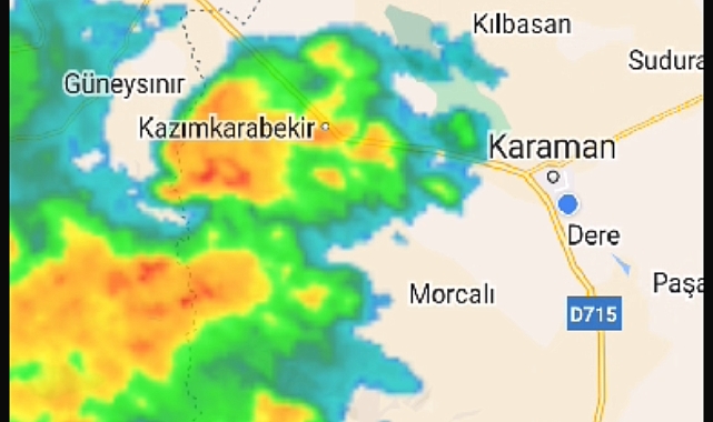 Karaman’da sağanak yağış etkili olacak