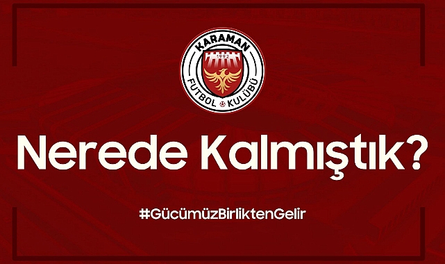 Karaman FK'nın Yeni Yönetimi Belli Oldu