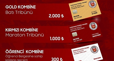 Karaman FK Yeni Sezon Kombinelerini Satışa Çıkarıyor