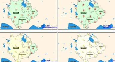 Karaman için gök gürültülü sağanak uyarısı yapıldı