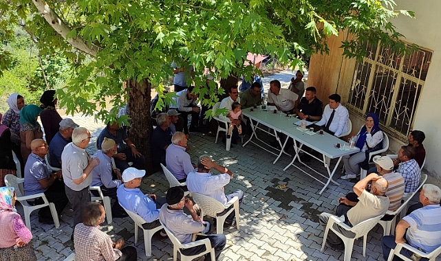 Kaymakam Erdoğan'ın bu kez durağı Evsin köyü oldu