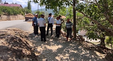 Kaymakam Erdoğan köylerde inceleme yaptı