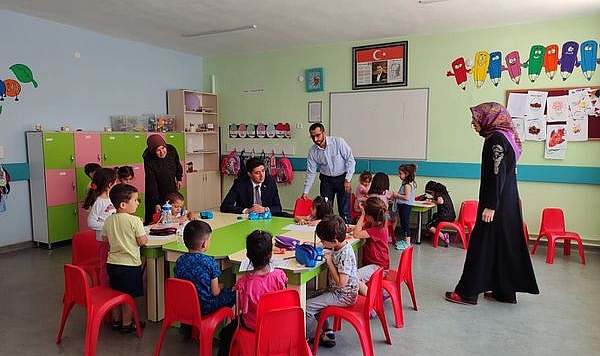 Kaymakam Erdoğan, Kur'an Kurslarını ziyaret etti