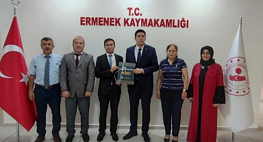 Kaymakam Erdoğan Nüfus Müdürlüğü Personelini Kabul Etti