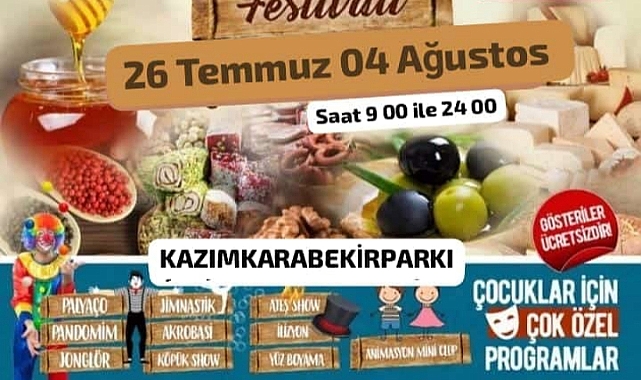 Kazımkarabekir’de Anadolu’nun Tadı Festivali Yapılacak