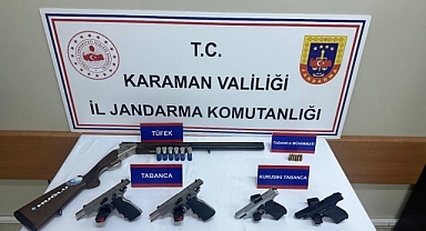 Kızık köyündeki düğünde havaya ateş eden 5 kişi yakalandı