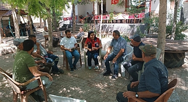 Kızılkuyu köyünde üreticilere bilgilendirme toplantısı düzenlendi