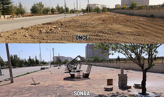 KMÜ Çevresi Modern Hale Getiriliyor