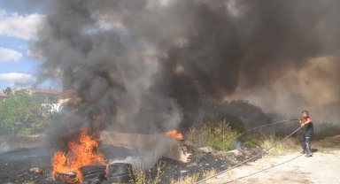 Otluk alanda çıkan yangın söndürüldü
