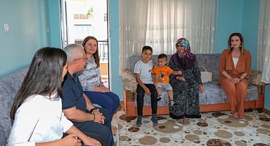 Sarıibrahim'den taziye ziyareti