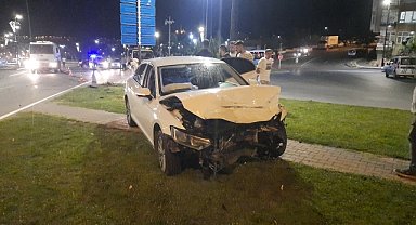 Trafik kazasında 4 kişi yaralandı