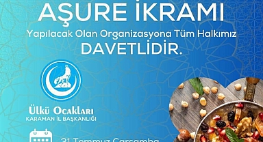 Ülkü Ocakları'ndan Aşure İkramı Daveti