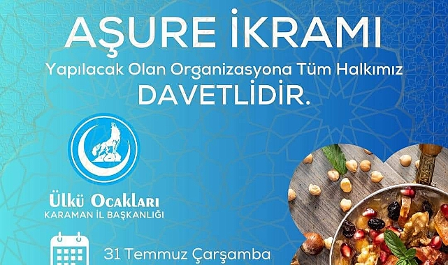 Ülkü Ocakları'ndan Aşure İkramı Daveti