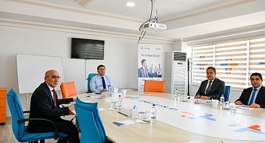 Vali Sarıibrahim, Çalışma ve İş Kurumu İl Müdürlüğü’nü ziyaret etti