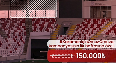 Yeni Karaman Stadyumu'nda reklam tabelaları satışa çıkıyor!