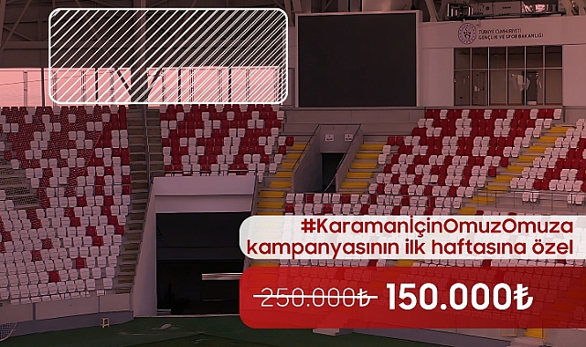 Yeni Karaman Stadyumu'nda reklam tabelaları satışa çıkıyor!