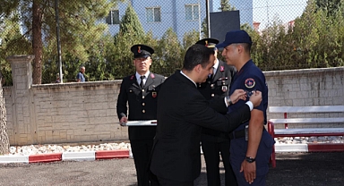 Ayrancı'da Jandarma Personeli Rütbe Aldı