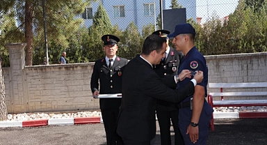 Ayrancı'da Jandarma Personeli Rütbe Aldı