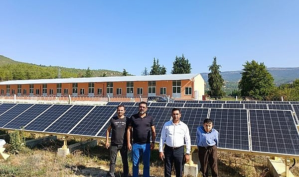 Başyayla İlçesinde Göletin elektrik enerjisi güneş panellerinden sağlanacak