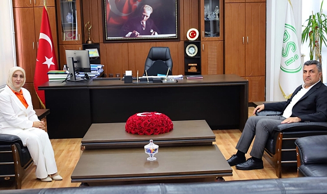 DSİ Bölge Müdürü Alp'e Karamanlılardan Ziyaret