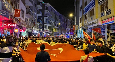  Ermenek'te Zafer Yürüyüşü yapıldı