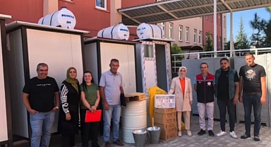 İyi Tarım Uygulaması Projesinde Elma Üreticisinin İhtiyaçları Teslim Edildi