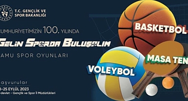 Kamu spor oyunları başlıyor