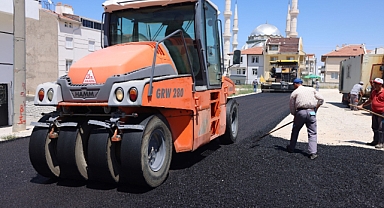 Karaman’da asfalt, yürüyüş yolu ve park çalışmaları devam ediyor