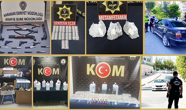 Karaman'da bir haftada 109 araç trafikten men edildi