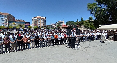 Karaman'da Heniyye için gıyabi cenaze namazı kılındı