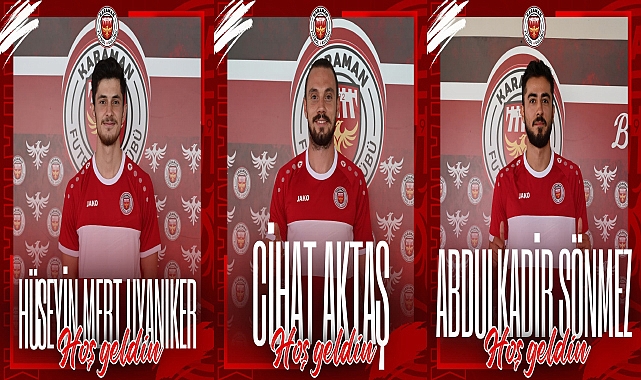 Karaman FK 3 oyuncuyu renklerine bağladı
