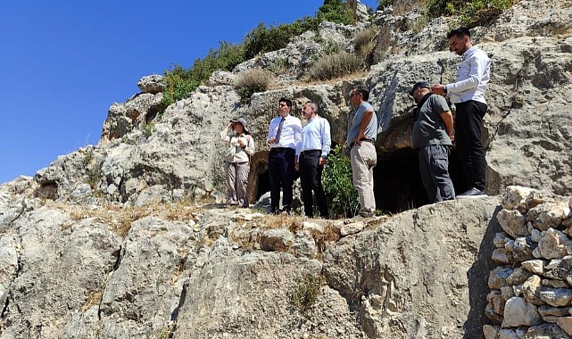 Kaymakam Erdoğan, Gökçeseki ve Topraktepe Antik Kentini inceledi