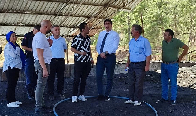 Kaymakam Erdoğan maden sahasını inceledi