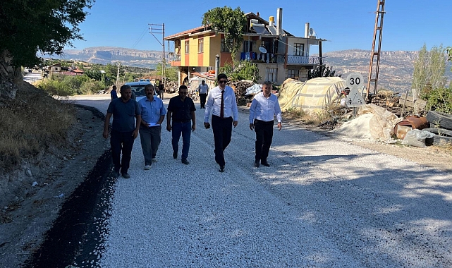 Kazancı - Pınarönü Köy Yolu 2. Kat Asfalt Çalışması başladı
