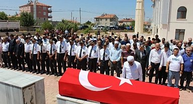 Kıbrıs gazisi son yolculuğuna uğurlandı
