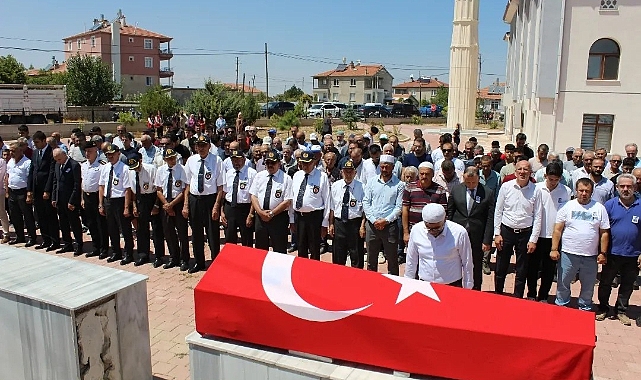 Kıbrıs gazisi son yolculuğuna uğurlandı