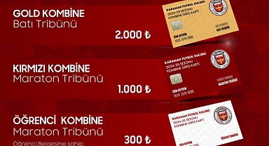Kombineler satışı çıkıyor