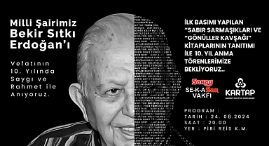 Milli Şairimiz B.S. Erdoğan 24 Temmuz'da Bir Programla Anılacak