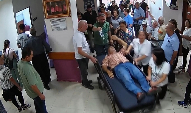 Muayene sırası beklerken kalbi duran hasta doktorların müdahalesiyle kurtarıldı