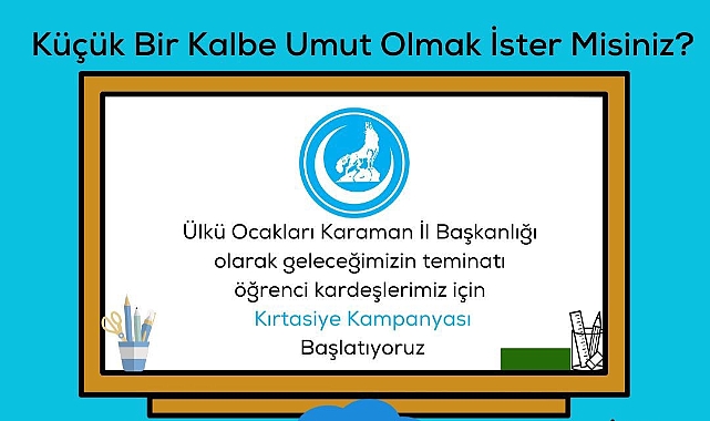 Ülkü Ocakları, ihtiyaç sahibi öğrenciler için kolları sıvadı