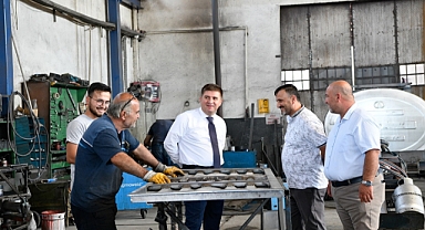 Vali Sarıibrahim, Yalçıner Tarım'ı Ziyaret Etti