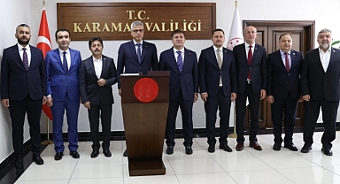 Bakan Memişoğlu Karaman Valiliği'ni ziyaret etti